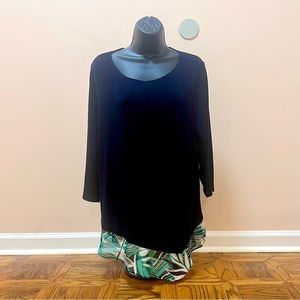 💖 3 for $20 ✅ Chico’s Travelers Asymmetric Chiffon Hem